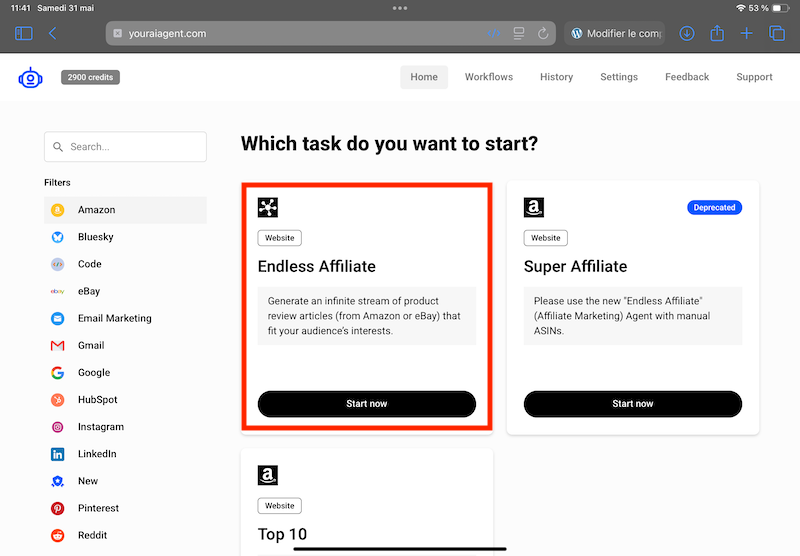 18 comment creer une infinite d'article wordpress pour generer un revenu passif avec amazon affiliation.PNG