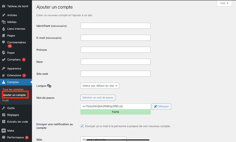7 comment ajouter un nouvel utilisateur dans wordpress pour automatiser amazon affiliation.PNG