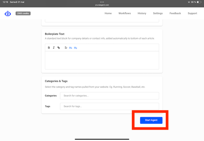 automatiser un agent ia pour faire affiliation amazon sur wordpress.PNG