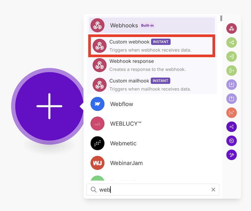 comment recevoir des webhook wordpress dans make