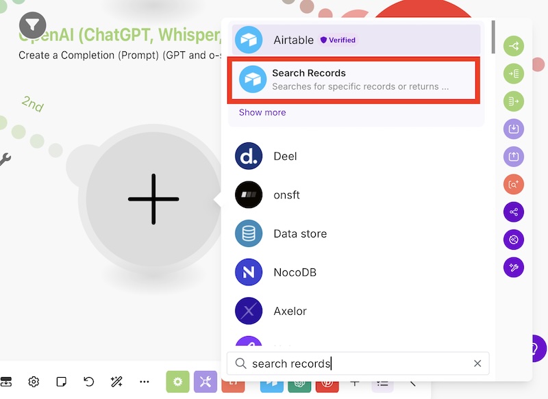 comment recuperer toutes les donnees airtable dans make
